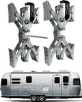 2Pack Wheel Stabilizer Chocks for Travel Trailers E85460