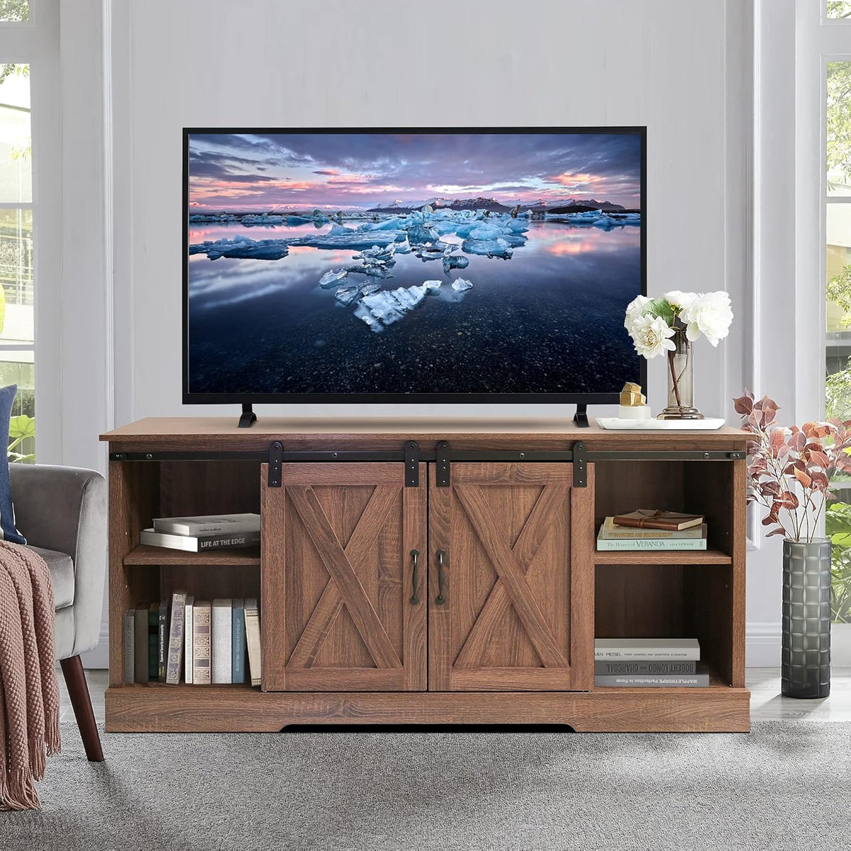 White High Gloss TV Stand with LED Lights and Storage Drawers C9429