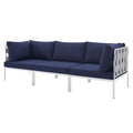 Grey Blue Navy Modern Outdoor Lounge Sofa O20043