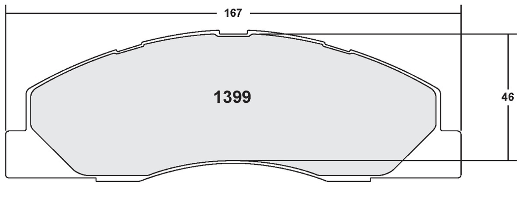 Front Disc Brake Pads A8476