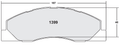 Front Disc Brake Pads A8476