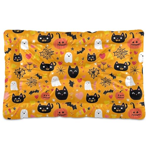 Soft Machine Washable Dog Bed Mat with Anti-Slip Bottom F430345