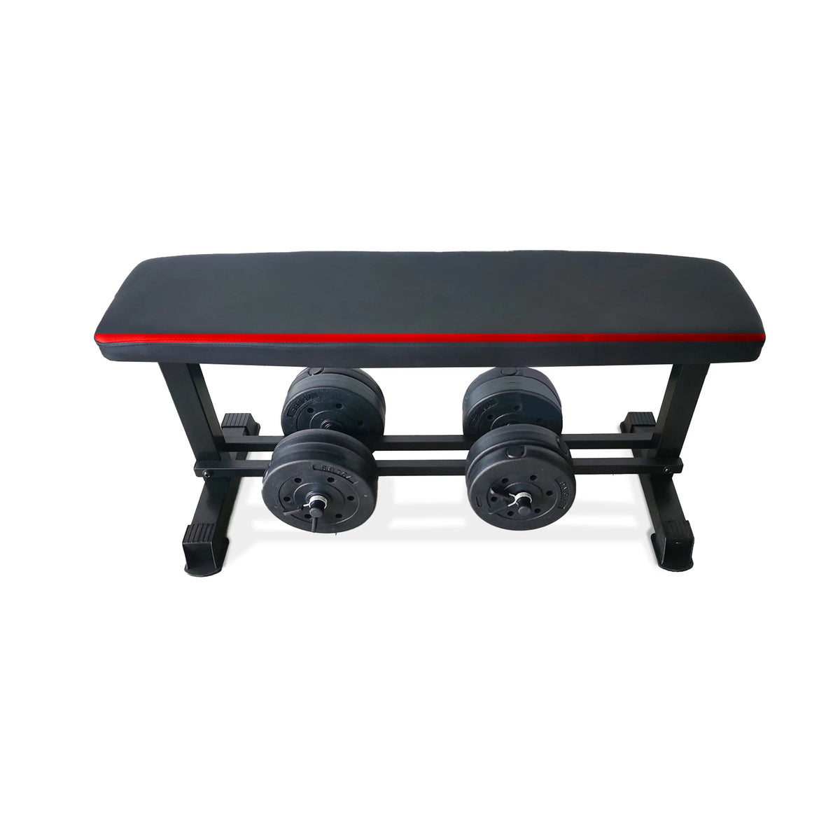 Flat Weight Bench & 50 lb Adjustable Dumbbell Set N51880