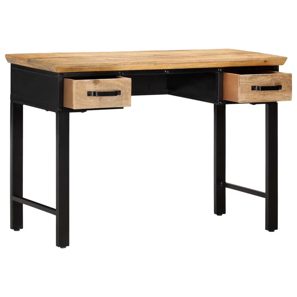 Mango Wood Writing Desk with 2 Storage Drawers S142753