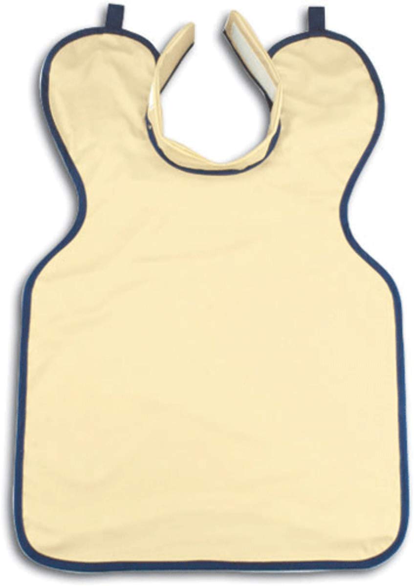 Dental X-Ray Apron with Thyroid Shield Collar, 0.3mm Lead, Grey B1199