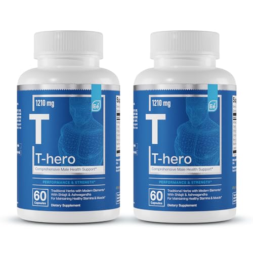 Male Health Supplement with Shoden Ashwagandha, Shilajit, DIM, 60 Caps V3584