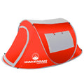 Pop-Up 2 Person Water Resistant Barrel Style Tent with Rain Fly and Carry Bag Z5153