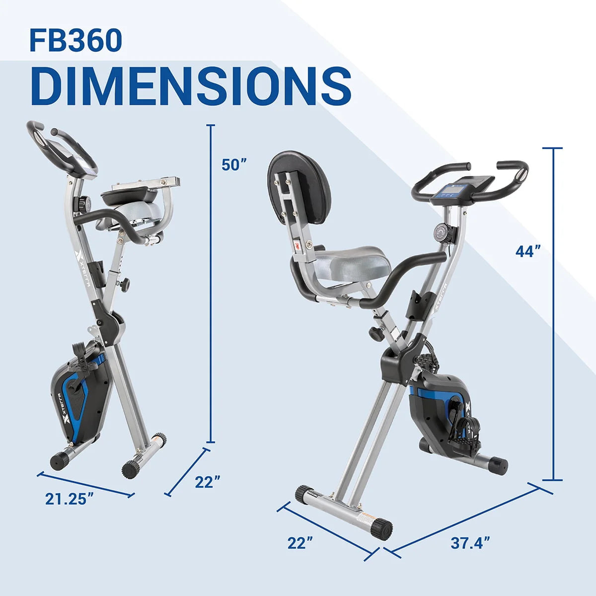 Compact Upright Folding Bike with Magnetic Resistance R57631