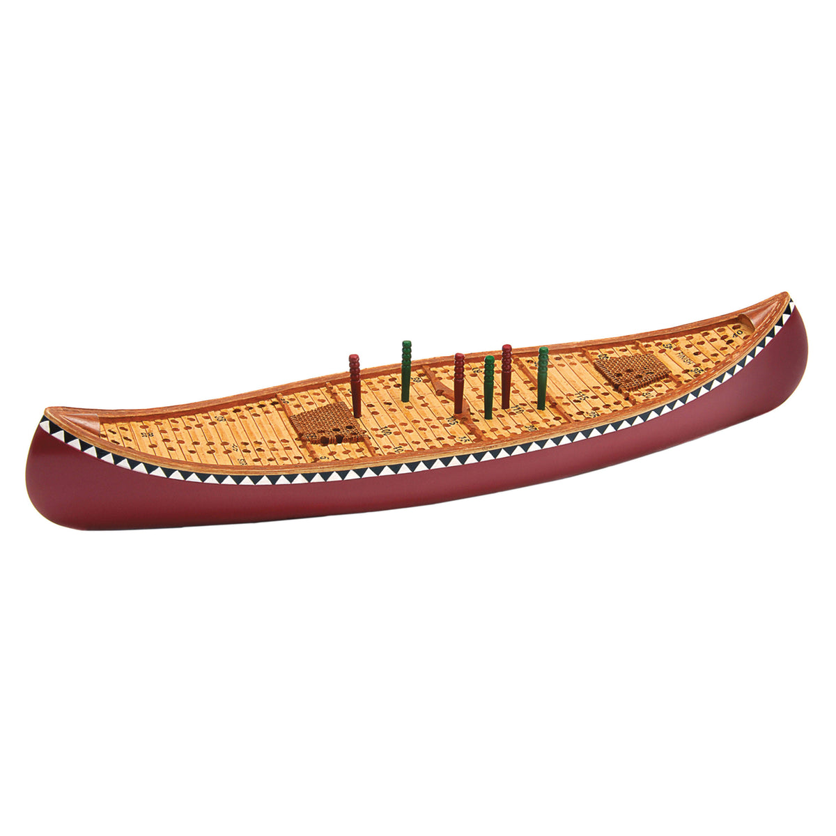Canoe Cribbage Board V2301