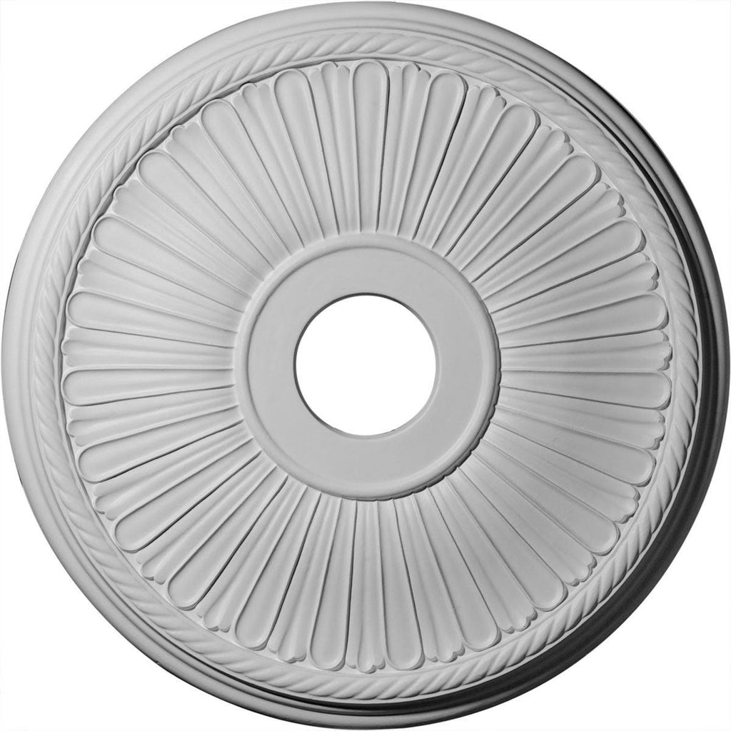 Hand-Painted Hickory Ceiling Medallion B448