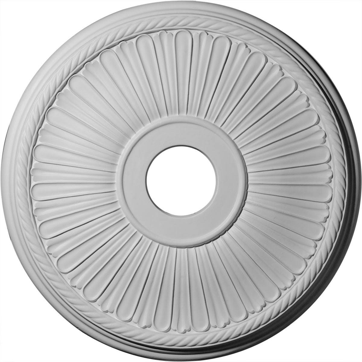 Hand-Painted Hickory Ceiling Medallion B448