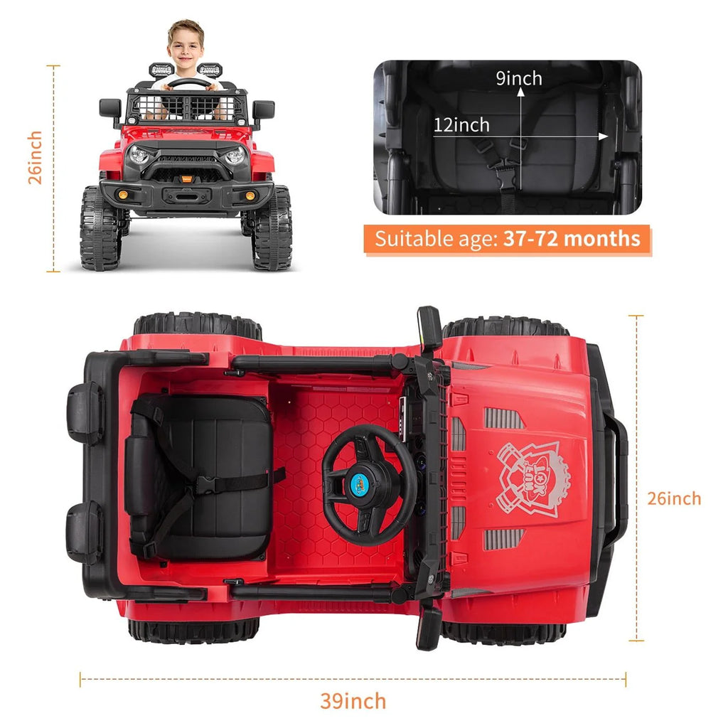 12V Electric Ride on Toy Car with Remote Control H4990