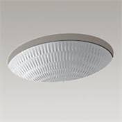 Earthen White Undercounter Bathroom Sink H190218