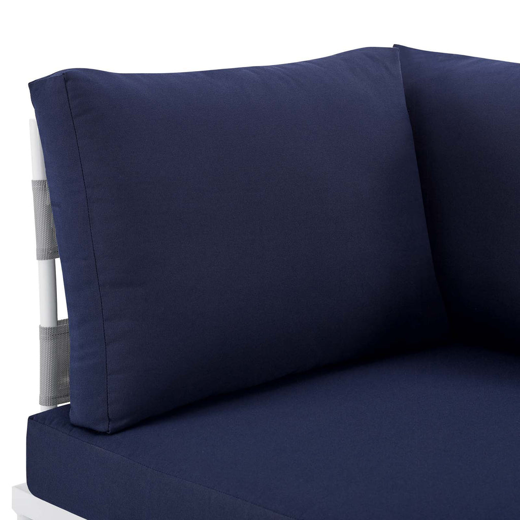 Grey Blue Navy Modern Outdoor Lounge Sofa O20043