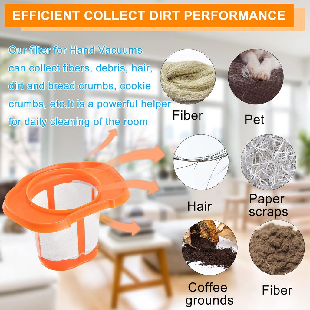 Filter Replacement Compatible with Black and Decker Hand Vacuum, Washable Hand Vacuum Filter (1PACK) T803819
