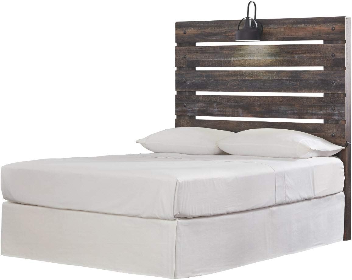 Black Adjustable Metal Bed Base Frame with Floor Glides W4292