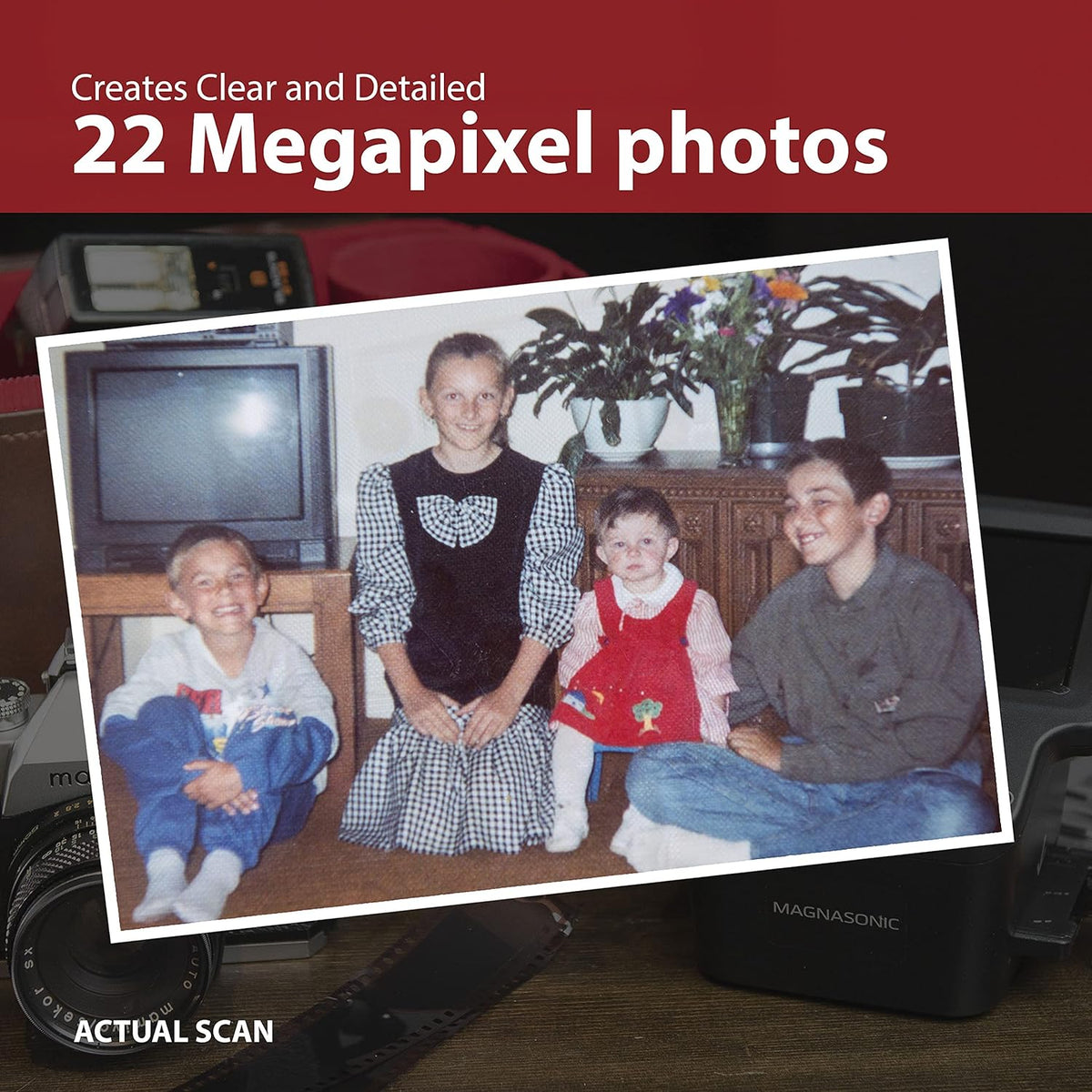 22MP Film Scanner with 5 Display & HDMI G4352