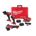 18-Volt Lithium-Ion Brushless Cordless Combo Kit 2-Tool with 2 Batteries Charger 4-1/2in. to 5in. Grinder N19763