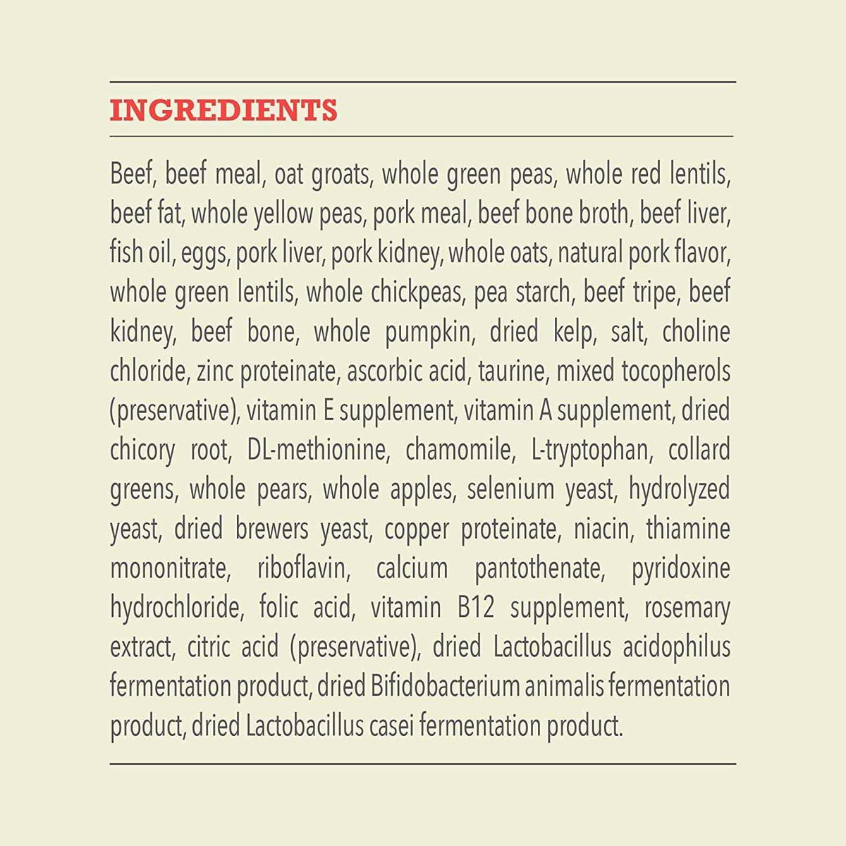 Red Meat Dog Food D65171