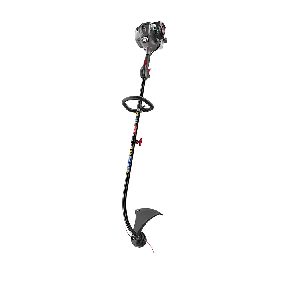 Black 2-Cycle Gas 25cc Curved Shaft String Trimmer G661488