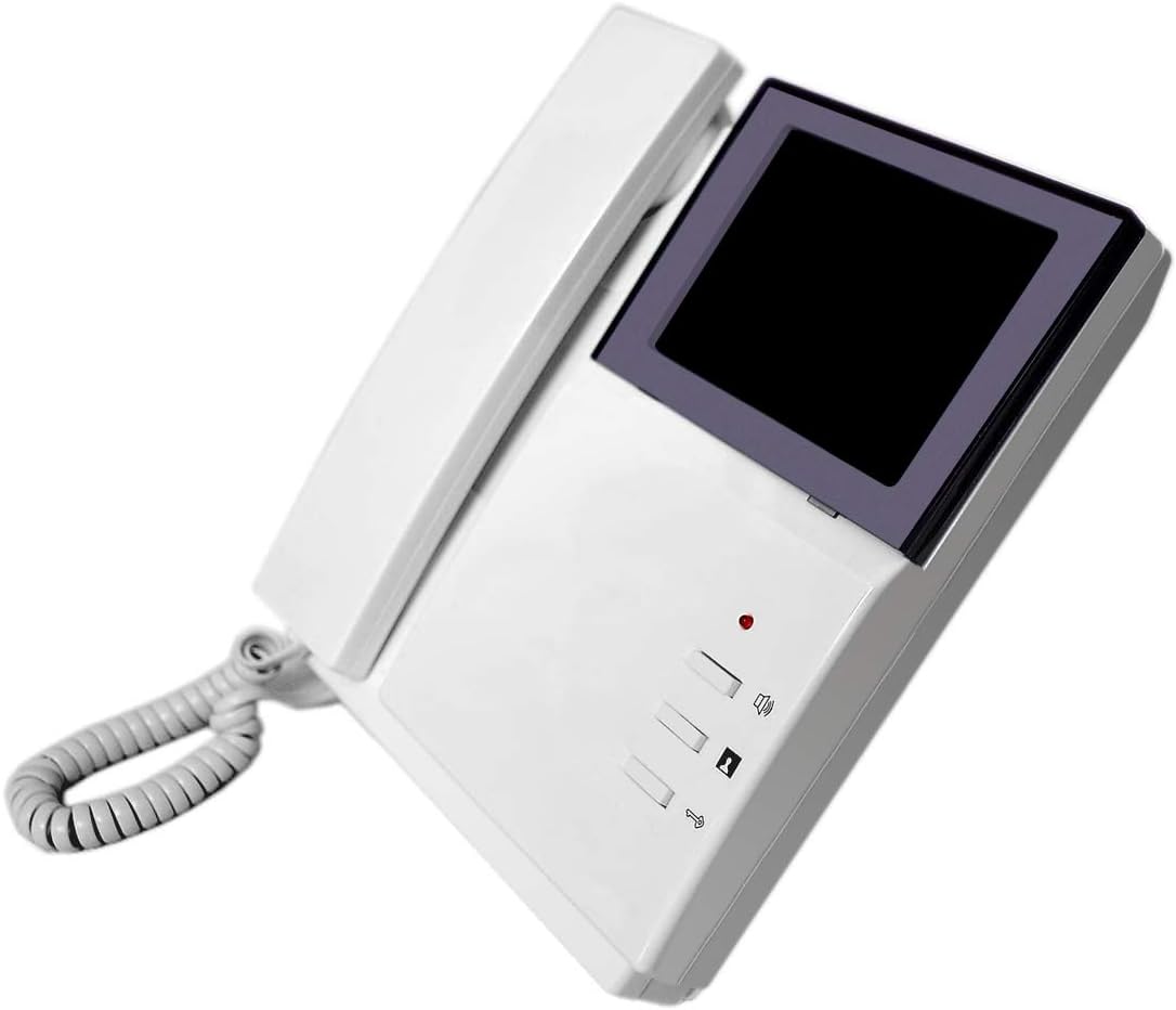 4.3 Inches Wired Video Door Phone System with LCD Monitor, IR Night Vision, Pack of 2 W893