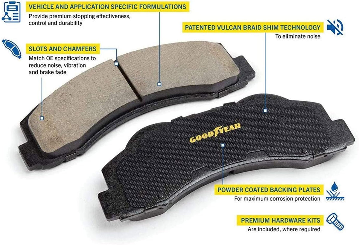 Front Brake Pads and Front Brake Rotor (2 Pack) P8787