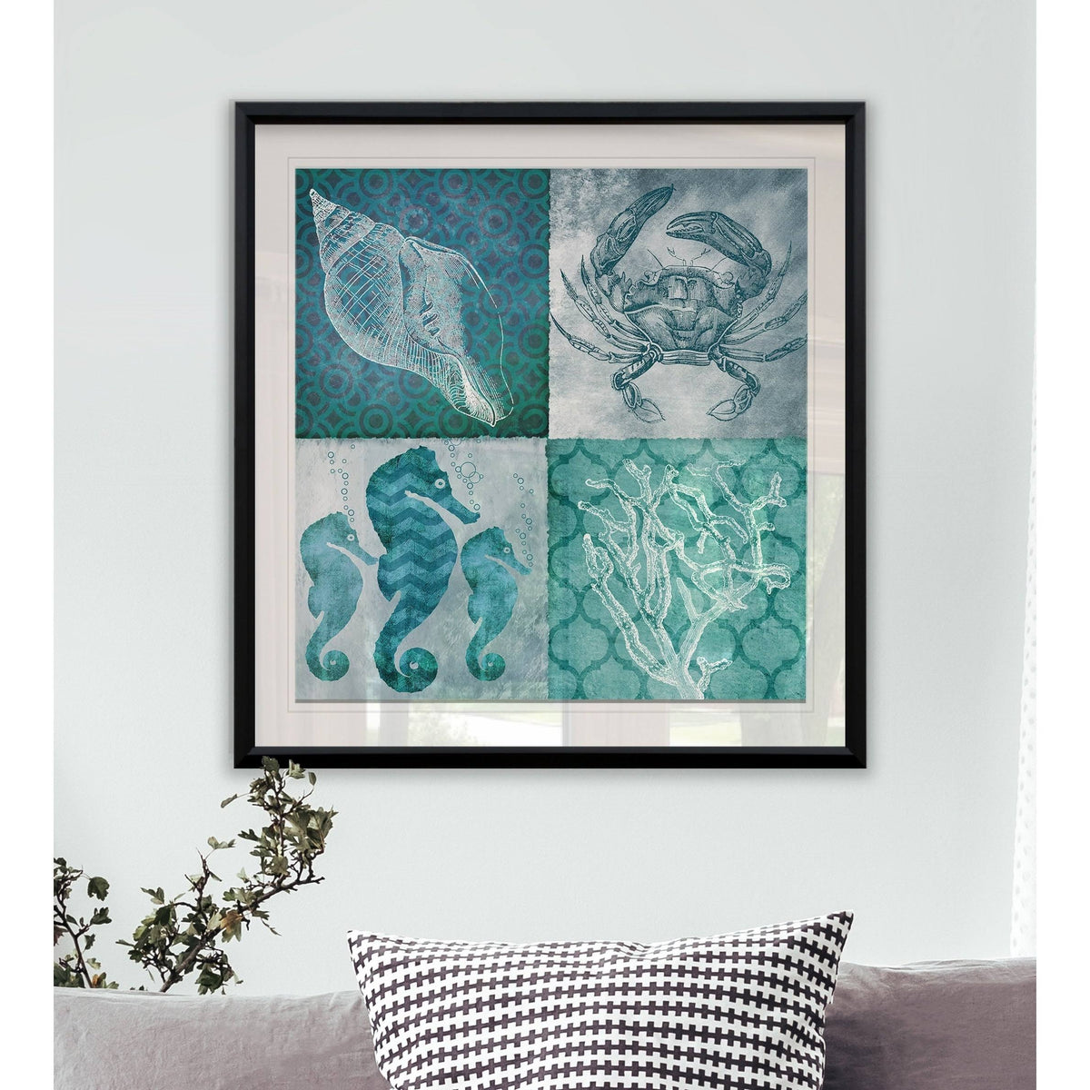 Framed Giclee Print 28x28 O214274