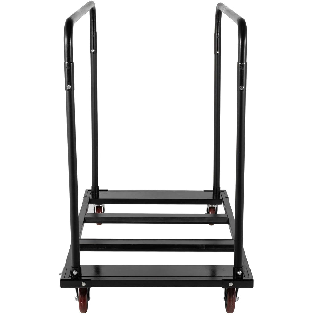 Black Steel Frame Folding Table Cart T9157