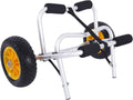 1.5MM Aluminum Alloy Canoeing Trailer Cart Silver E84183
