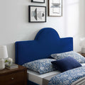 Navy Performance Velvet Full/Queen Headboard X490580