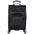 Black 20-Inch Lightweight Softside Expandable 8-Wheel Spinner Luggage K100