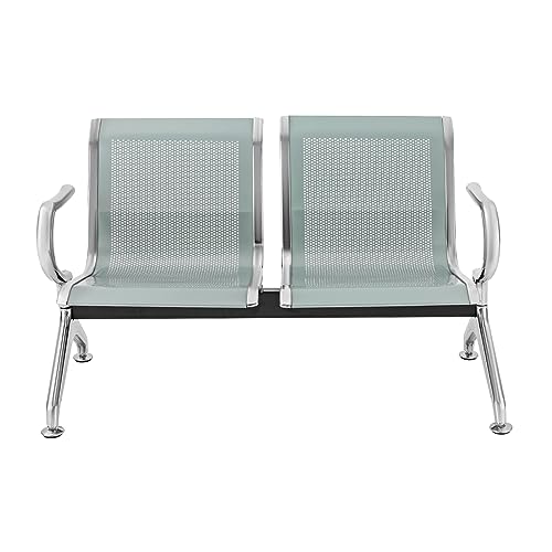 3 Seat Reception Chair Guest Bench (Blue) A892