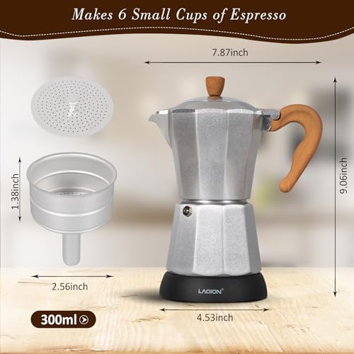 6 or 3cup Electric Espresso Coffee Maker P44283