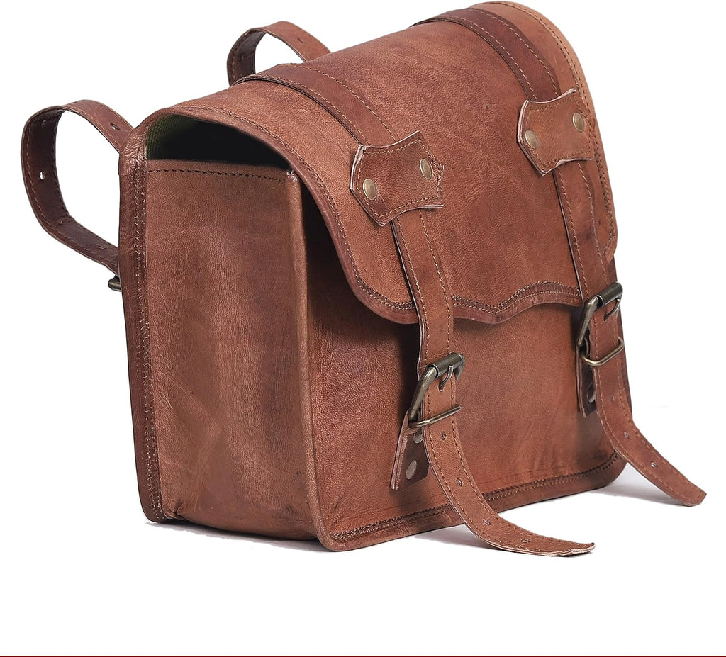 Leather Motorcycle Saddlebags (Set of 2) M684139