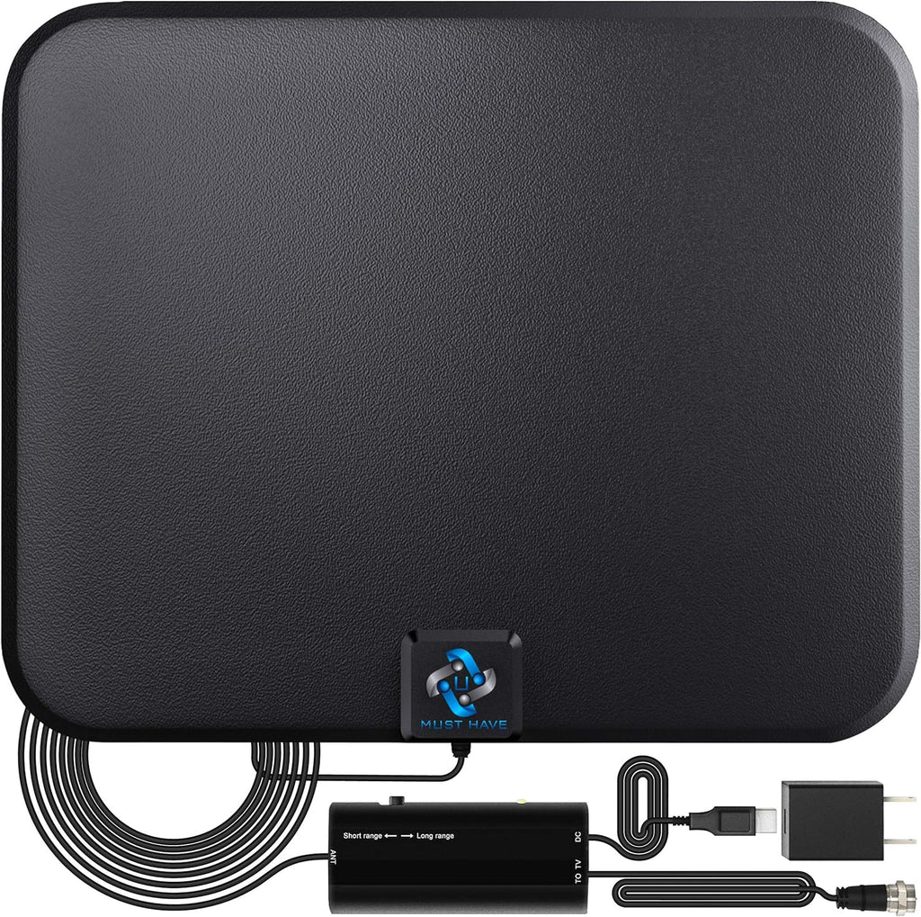 Amplified HD Digital TV Antenna with 18ft Coax Cable S9531