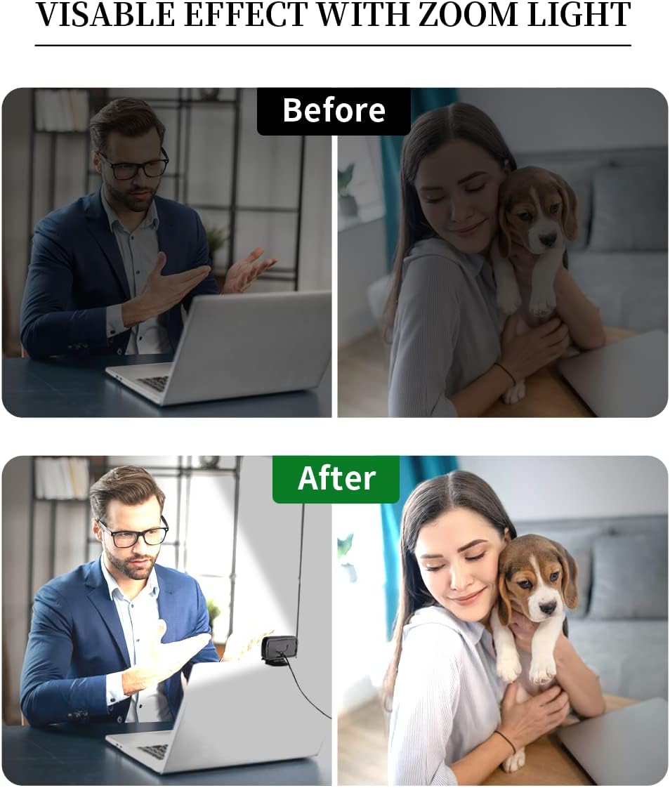 Video Conference Lighting with 120-LED 10-Level Brightness H598