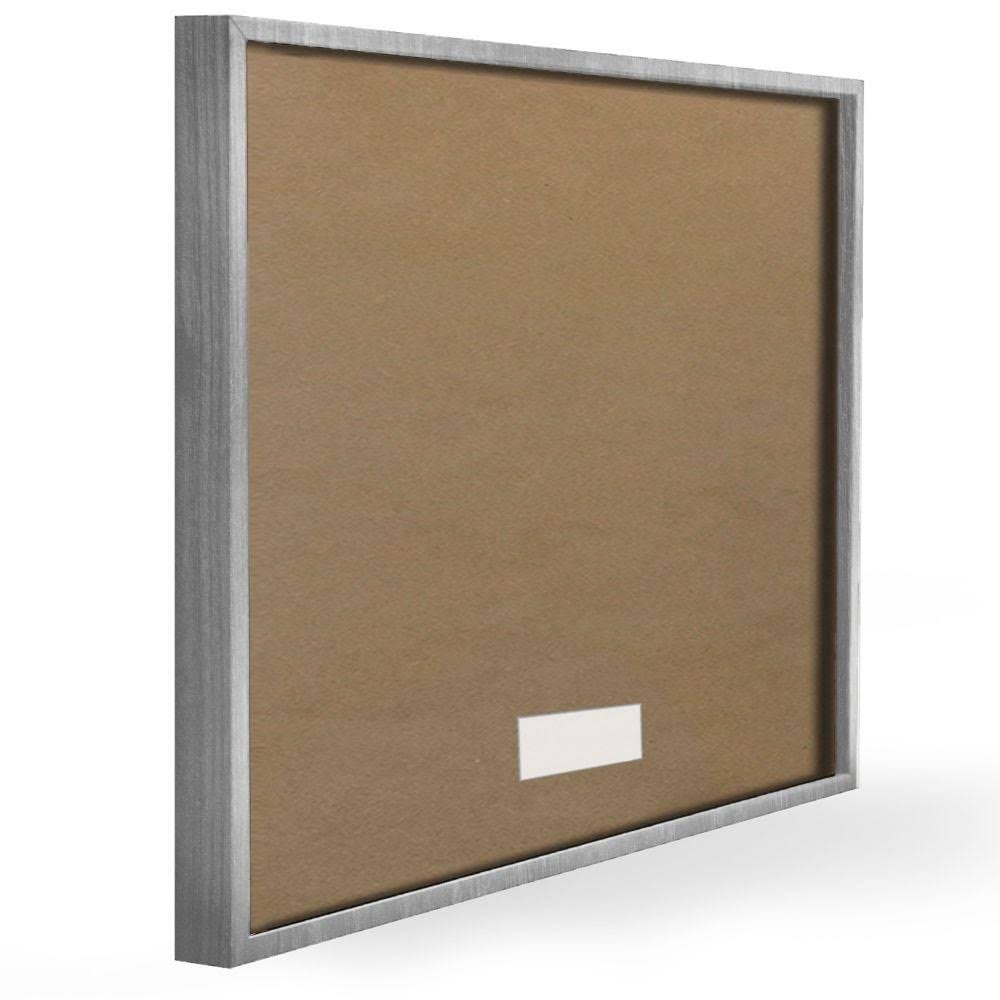 Gray Oversized Framed Texturized Art B880426