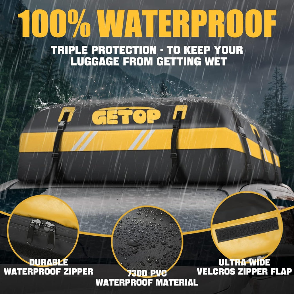21 Cubic Feet Waterproof Rooftop Cargo Carrier Bag N175