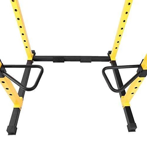 1000-Pound Capacity Adjustable Power Cage with J-Hooks and Dip Bars B151
