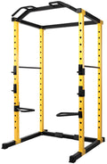 1000-Pound Capacity Adjustable Power Cage with J-Hooks and Dip Bars B151