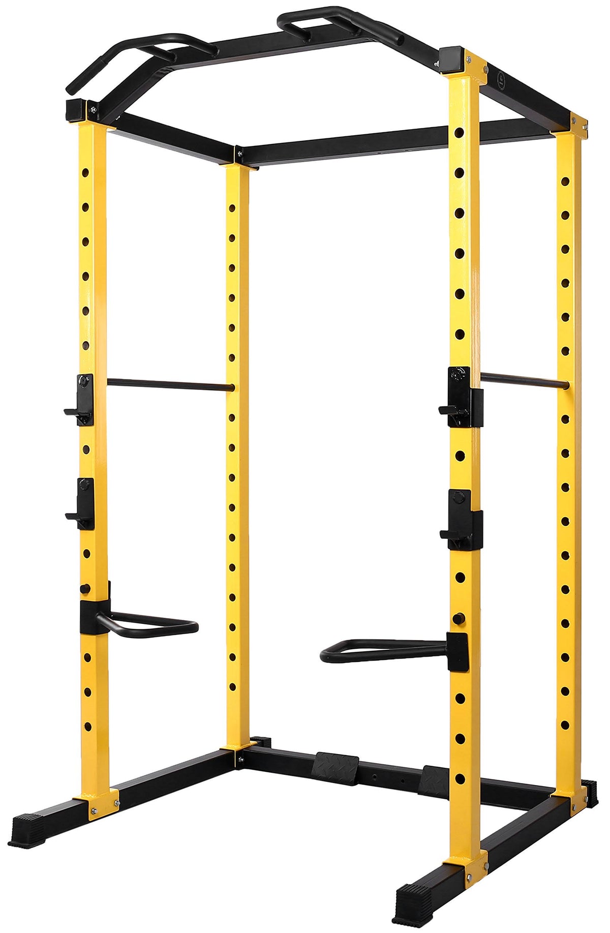 1000-Pound Capacity Adjustable Power Cage with J-Hooks and Dip Bars B151