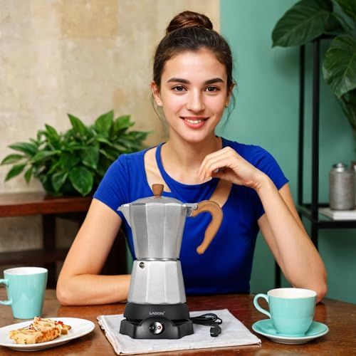 6 or 3cup Electric Espresso Coffee Maker P44283