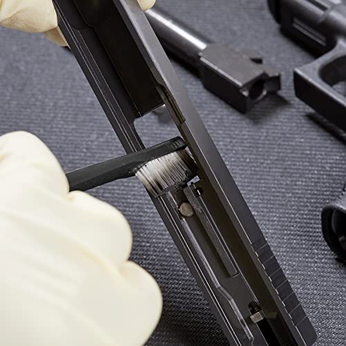 Gun Cleaning Supplies Case with Patches, Swabs, Cloth, and Brush K428102