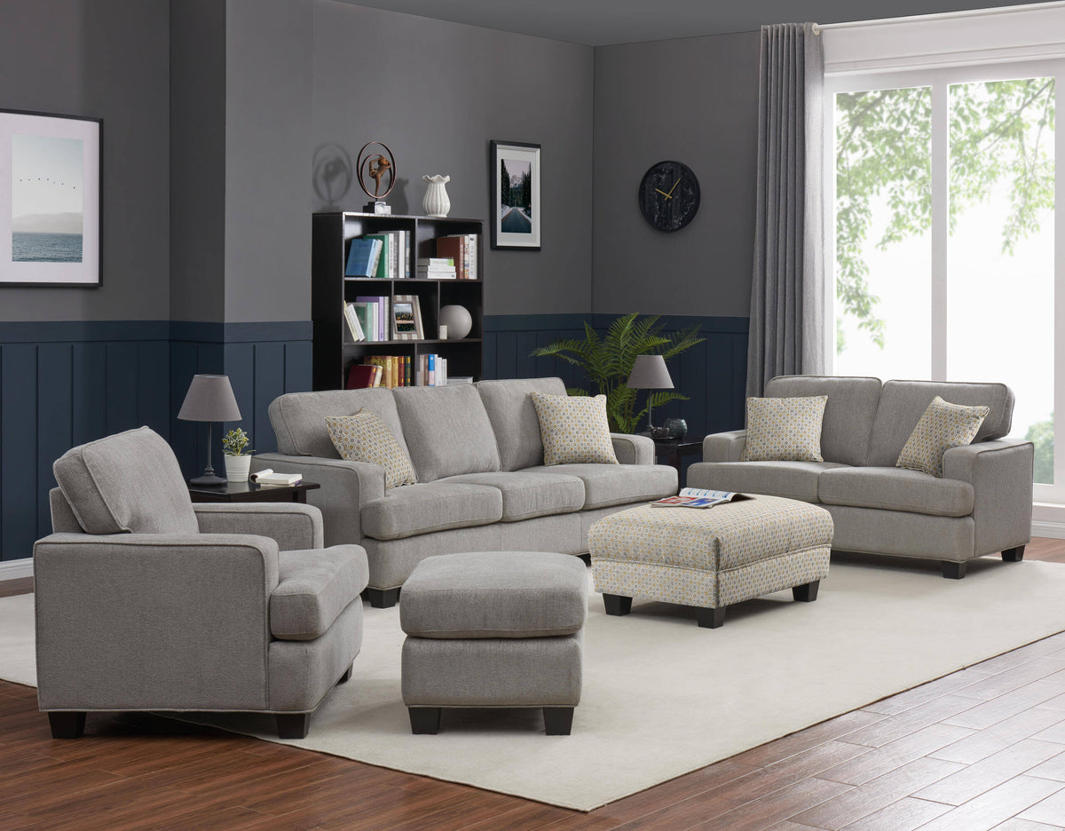 Grey Loveseat B670602