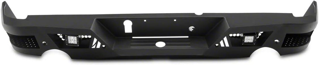 Textured Black Rear Bumper with LED Spot Lights L7332