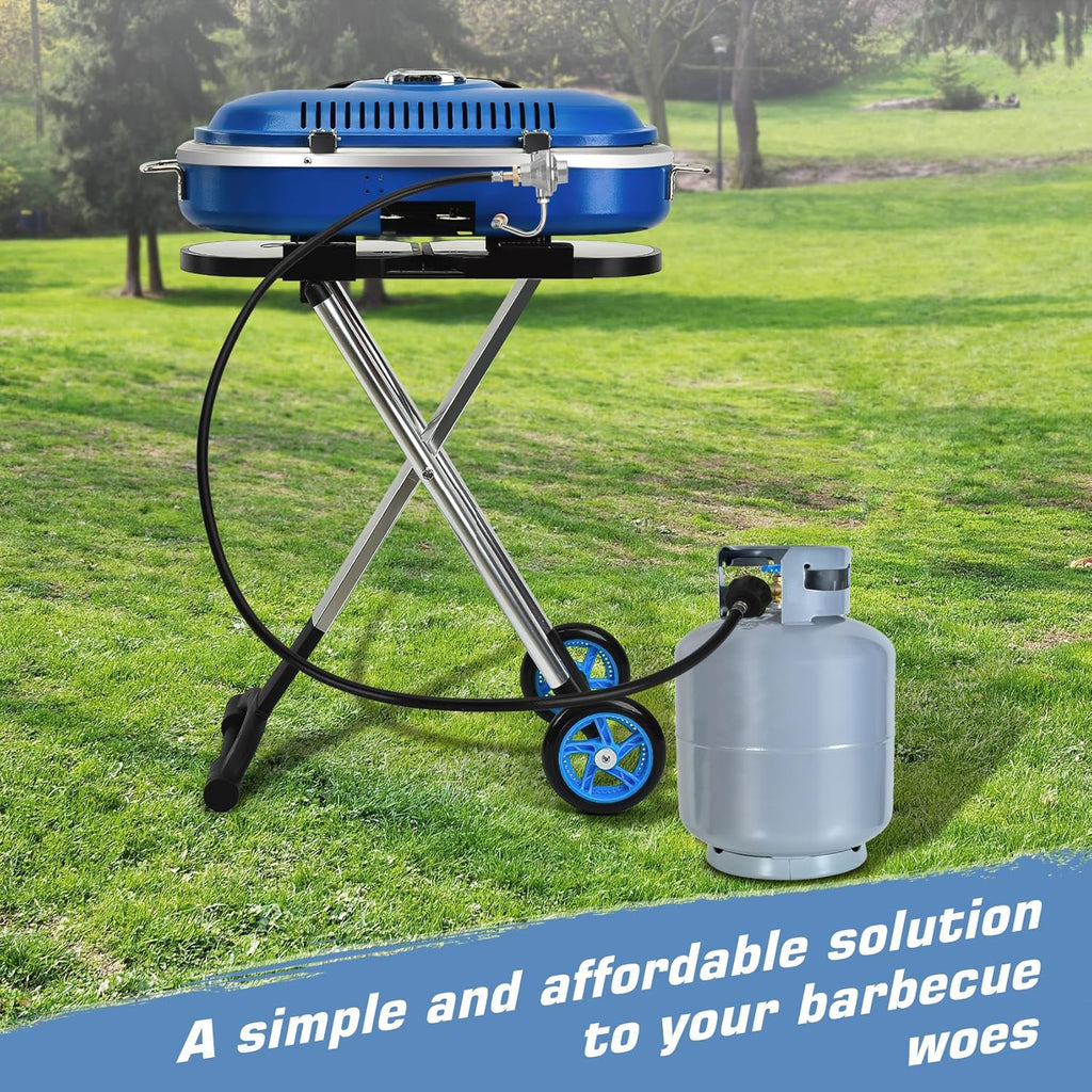 Grill Regulator with 5 Feet Propane Adapter Hose R350