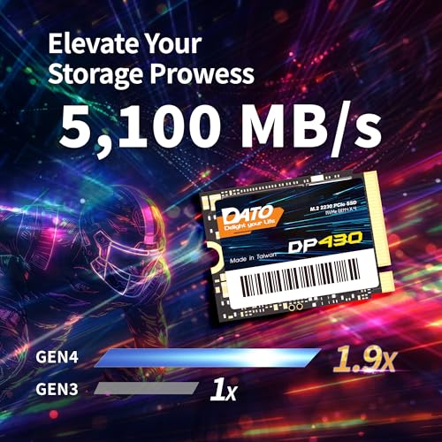 1TB M.2 2230 PCIe Gen4x4 NVMe Internal Solid State Drive I410