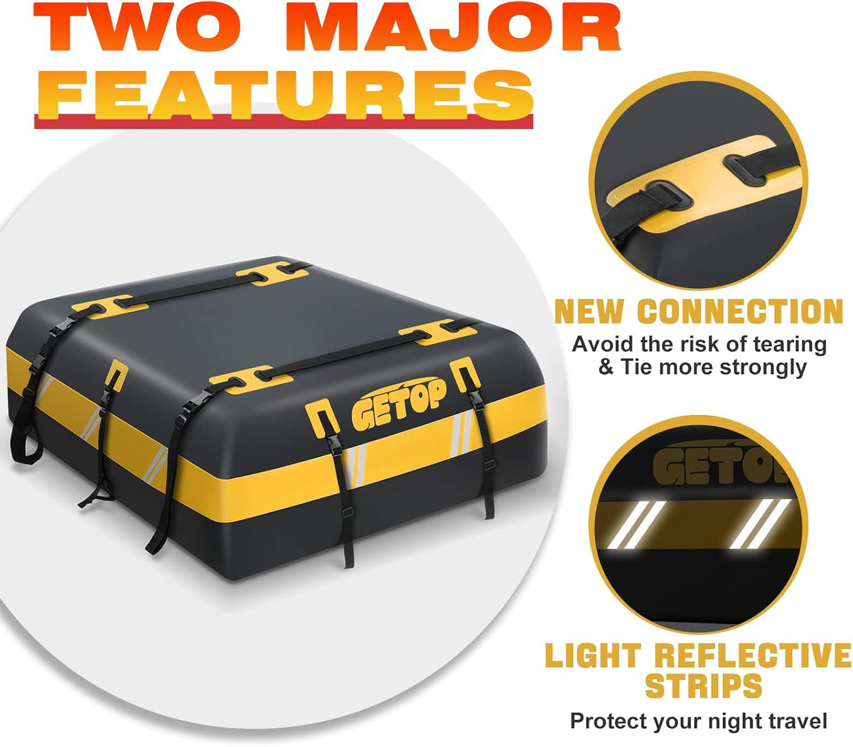 21 Cubic Feet Waterproof Rooftop Cargo Carrier Bag N175