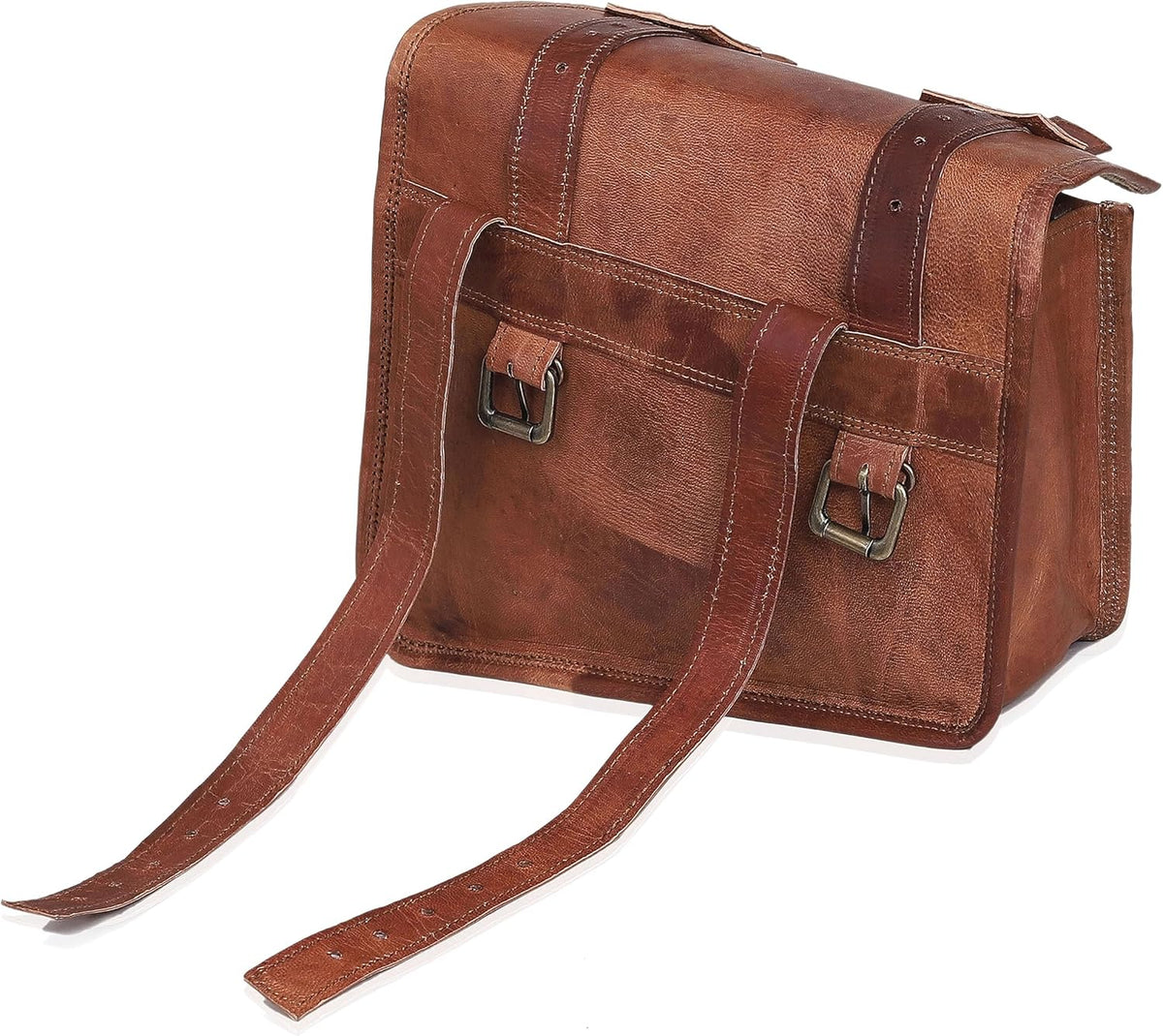 Leather Motorcycle Saddlebags (Set of 2) M684139