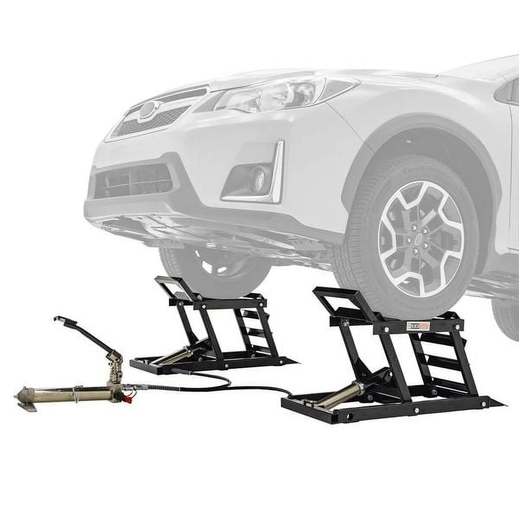 3,000 lb. per pair Hydraulic Car Lift with Ramp O99739